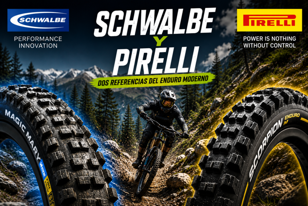 SCHWALBE Y PIRELLI: DOS REFERENCIAS DEL ENDURO MODERNO